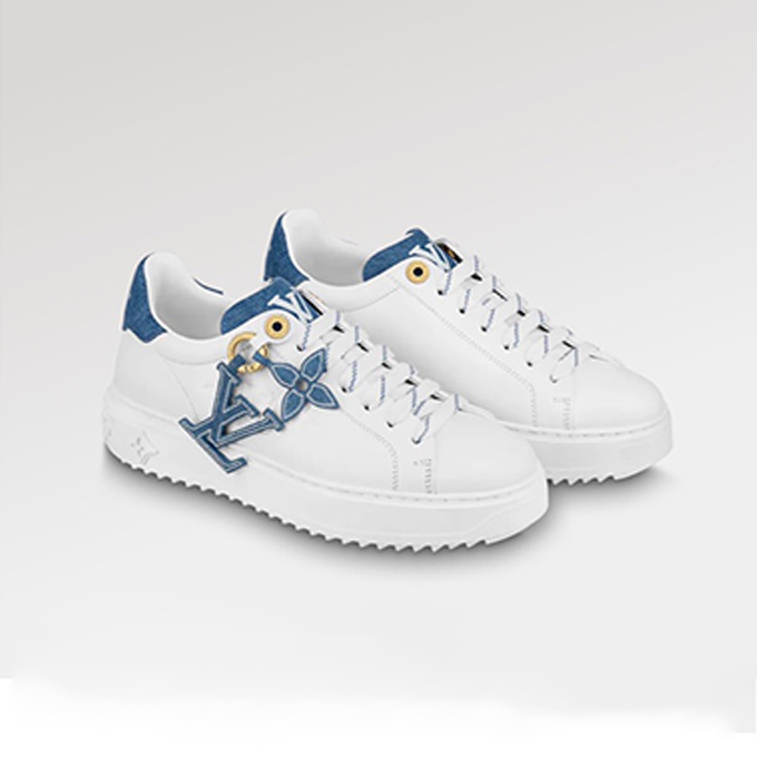 lv louis vuitton time out denim charm sneaker
